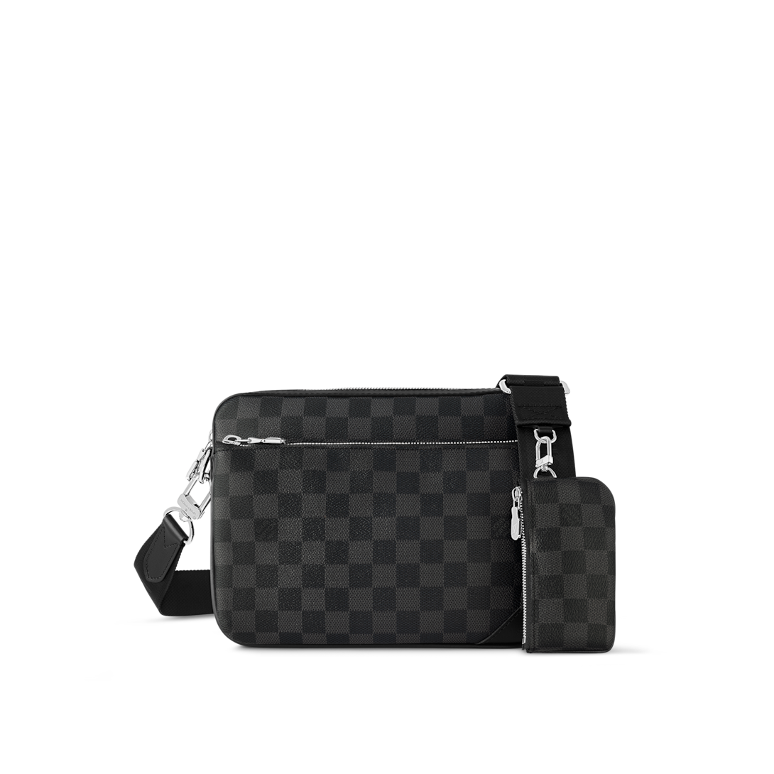 Black and white louis vuitton bag sale